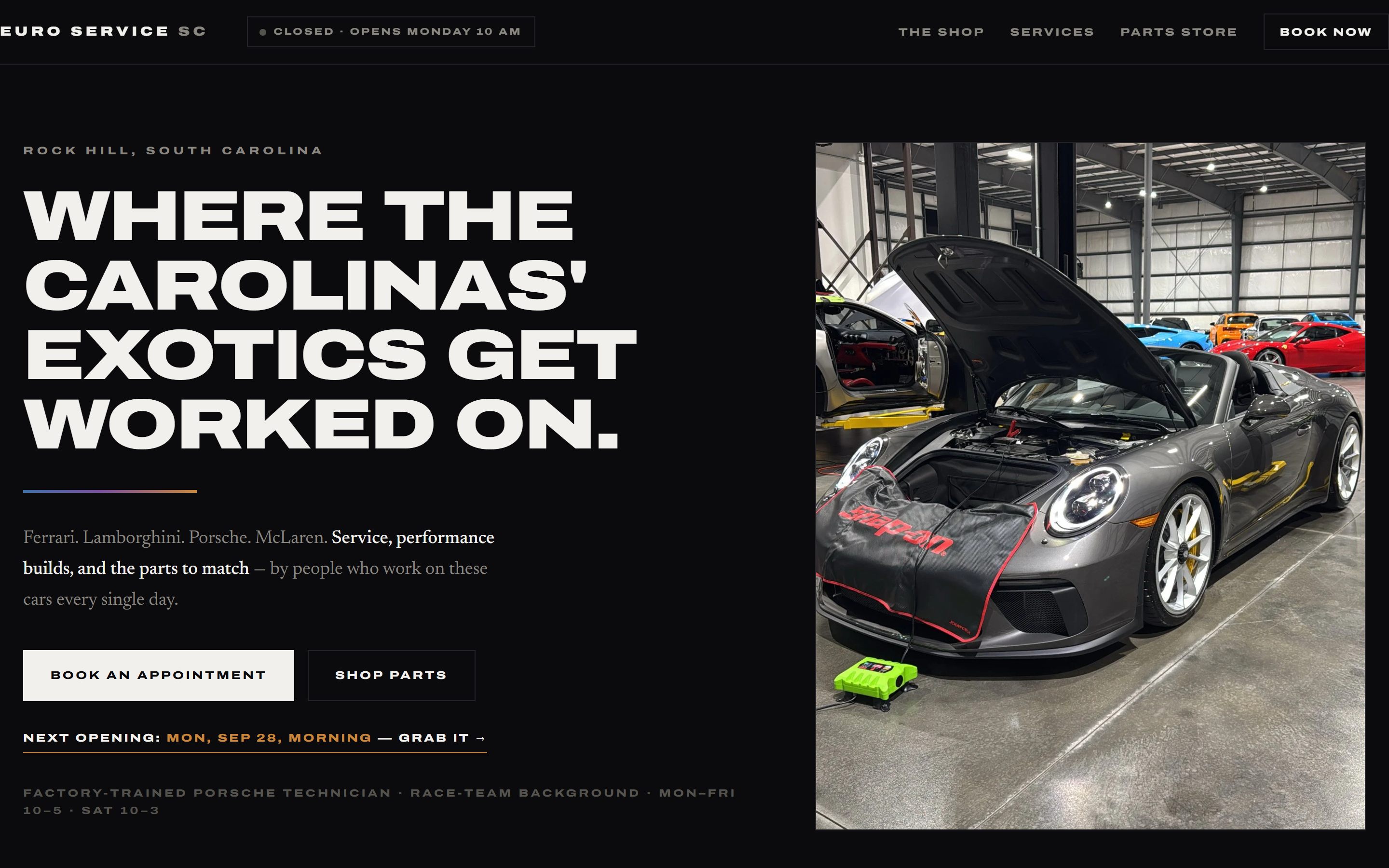 Euro Service SC website